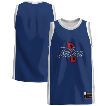 Men's - Tulsa Golden Hurricane Navy College Basketball Jersey