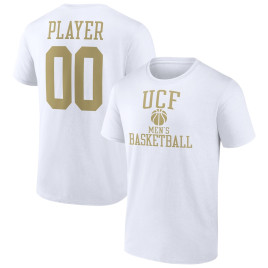 Men's - UCF Knights Customize NIL Gameday Tradition White College Basketball T-Shirt