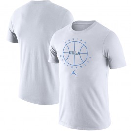 Men's - UCLA Bruins Jordan Brand Icon Legend Performance White College Basketball T-Shirt