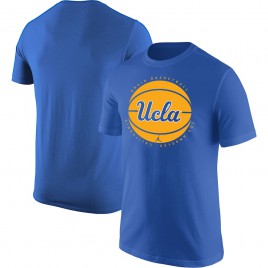 Men's - UCLA Bruins Jordan Brand Logo Blue College Basketball T-Shirt