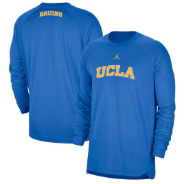 Men's - UCLA Bruins Jordan Brand Spotlight Performance Raglan Blue College Basketball T-Shirt