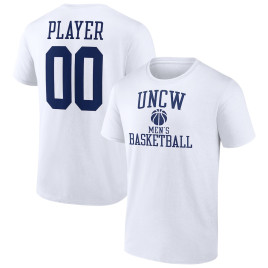 Men's - UNC Wilmington Seahawks Customize NIL Gameday Tradition White College Basketball T-Shirt