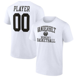 Women's Vanderbilt Commodores Customize NIL Gameday Tradition White College Basketball T-Shirt