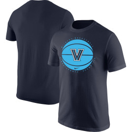 Men's - Villanova Wildcats Nike Logo Navy College Basketball T-Shirt