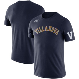 Men's - Villanova Wildcats Nike Retro Two-Hit Navy College Basketball T-Shirt