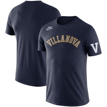 Men's - Villanova Wildcats Nike Retro Two-Hit Navy College Basketball T-Shirt