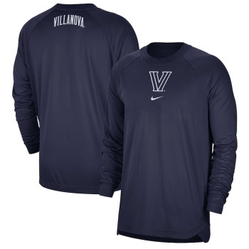 Men's - Villanova Wildcats Nike Spotlight Performance Raglan Navy College Basketball T-Shirt