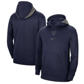 Men's - Villanova Wildcats Nike Team Spotlight Performance Pullover Navy College Basketball Hoodie