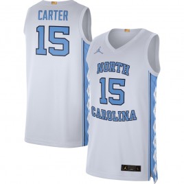 Men's - Vince Carter North Carolina Tar Heels Jordan Brand Alumni Player Limited White College Basketball Jersey