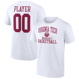Women's Virginia Tech Hokies Customize NIL Gameday Tradition White College Basketball T-Shirt
