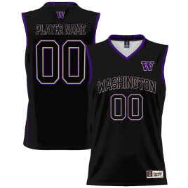 Men's - Washington Huskies ProSphere NIL Customize Black College Basketball Jersey
