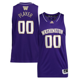 Men's - Washington Huskies adidas Customize NIL Purple College Basketball Jersey
