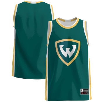 Men's - Wayne State Wildcats Green College Basketball Jersey