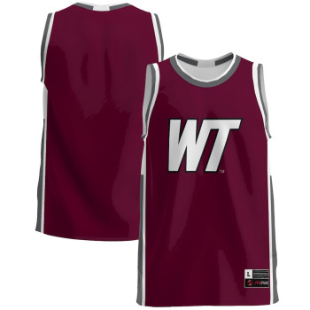 Men's - West Texas A&M Buffaloes Maroon College Basketball Jersey