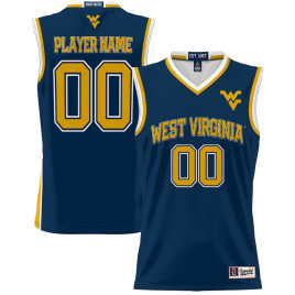 Men's - West Virginia Mountaineers ProSphere NIL Customize Navy College Basketball Jersey