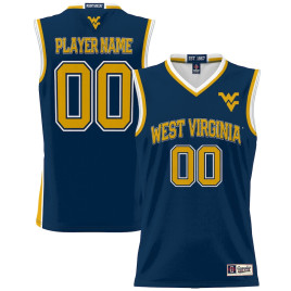 Men's - West Virginia Mountaineers ProSphere NIL Customize Navy College Basketball Jersey