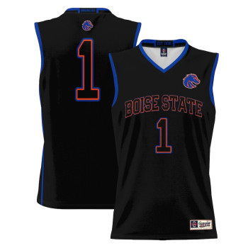 Youth #1 Boise State Broncos ProSphere Black College Basketball Jersey