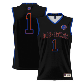 Men's - #1 Boise State Broncos ProSphere Black College Basketball Jersey