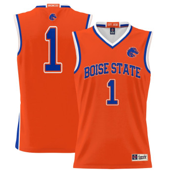 Men's - #1 Boise State Broncos ProSphere Orange College Basketball Jersey