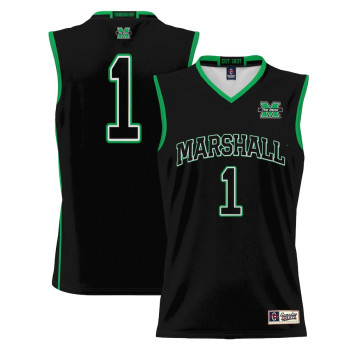 Youth #1 Marshall Thundering Herd ProSphere Black College Basketball Jersey Youth #1 Marshall Thundering Herd ProSphere Black College Basketball Jersey