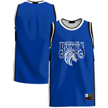 Men's - Fayetteville State Broncos Blue College Basketball Jersey Men's - Fayetteville State Broncos Blue College Basketball Jersey