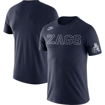 Men's - Gonzaga Bulldogs Nike Retro 2-Hit Navy College Basketball T-Shirt Men's - Gonzaga Bulldogs Nike Retro 2-Hit Navy College Basketball T-Shirt
