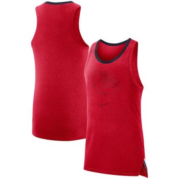 Men's - Gonzaga Bulldogs Nike Elite Sleeveless Top - Red Men's - Gonzaga Bulldogs Nike Elite Sleeveless Top - Red