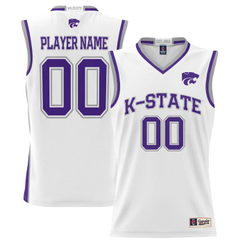 Men's - Kansas State Wildcats ProSphere NIL Customize White College Basketball Jersey