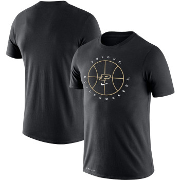Men's - Purdue Boilermakers Nike Icon Legend Performance Black College Basketball T-Shirt