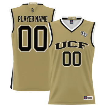 Men's - UCF Knights ProSphere NIL Customize Gold College Basketball Jersey Men's - UCF Knights ProSphere NIL Customize Gold College Basketball Jersey