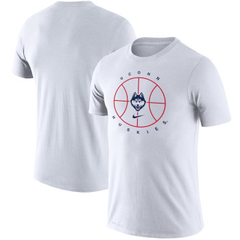 Men's - UConn Huskies Nike Icon Legend Performance White College Basketball T-Shirt Men's - UConn Huskies Nike Icon Legend Performance White College Basketball T-Shirt